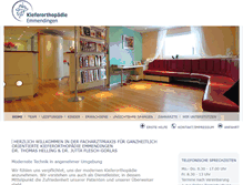 Tablet Screenshot of kieferorthopaedie-emmendingen.de